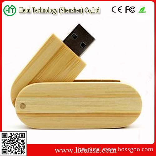 Top Sale Promotion Gifts Eco-Friendly Wood USB Pen Drive (HT-U3021)